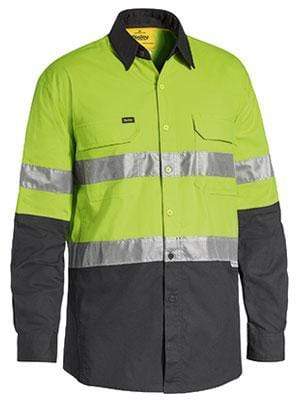Bisley Workwear Work Wear BISLEY WORKWEAR 3M taped X AIRFLOW™ ripstop hi vis long sleeve shirt BS6415T